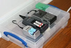 ایستگاه باتری من DIY