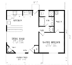 طرح خانه سبک سبک مدیترانه ای - 1 تختخواب 1 حمام 768 متر مربع / طرح طرح # 1-111