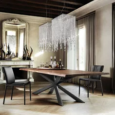 میز ناهار خوری چوبی Cattelan Italia Spyder |  چوبی |  مبلمان اتاق ناهار خوری معاصر - فوق العاده مدرن