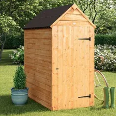 WFX Utility 6 Ft.  W x 4 Ft.  D Shiplap Reverse Apex Wood Sheded