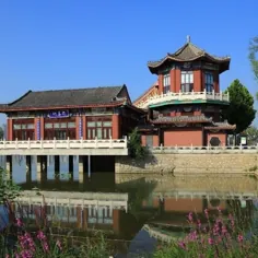 #نما پارک آبی در جنوب غربی تیانجین واقع شده است و در سال 1950 با مساحت 1 ساخته شده است.