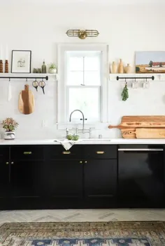 بدوید ، پیاده روی نکنید ، تا این 10 ایده شیک سیاه و سفید آشپزخانه را بررسی کنید |  Hunker