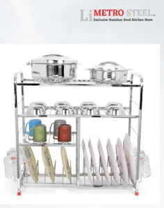 ظروف آشپزخانه لایه لایه LiMETRO STEEL 4 برای سازماندهی هر آشپزخانه مدرن
