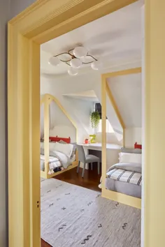 اتاق خواب با اتاق بازی ملاقات می کند - طراحی خانه مور