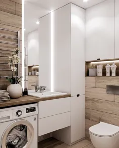 40 ایده در مورد نحوه قرار دادن ماشین لباسشویی در حمام!