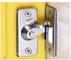 WANLIAN [2 کوچک] قفل درب 90 درجه چرخشی قفل درب انبار راست قفل درب کشویی قفل درب خاص