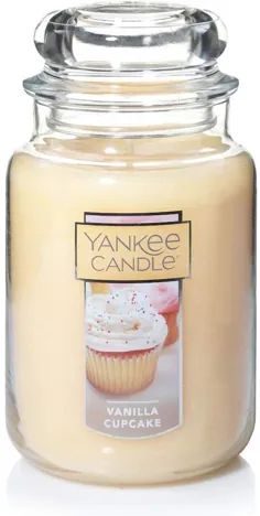 کاپ کیک وانیلی شمع Yankee 22 oz.  شیشه بزرگ شمع