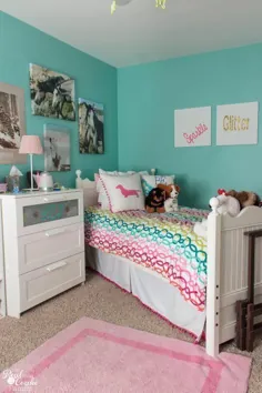 ایده های اتاق خواب زیبا و پروژه های DIY برای اتاق های دختران توئین