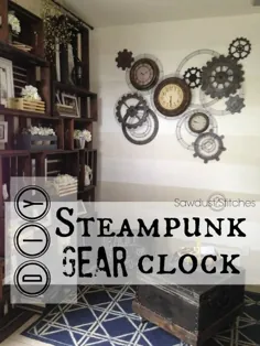 ساعت دنده Steampunk - دوخت خاک اره