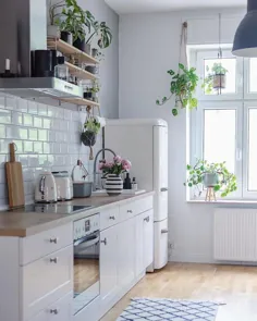 ایده های طراحی آشپزخانه کوچک اسکاندیناوی از کارشناسان |  دکوهولیک