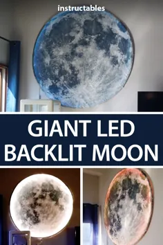 ماه با نور پس زمینه LED Easy Giant