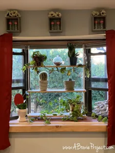 Easy DIY - قفسه های گیاهان آویزان پنجره - یک پروژه بووی