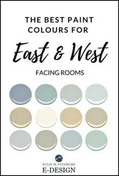 بهترین رنگ های رنگی برای اتاق های رو به شرق - داخلی Kylie M