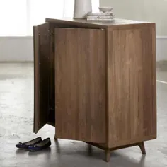 کابینت کفش کلاسیک ساخته شده از چوب جامد و ساج ، کابینت کفش