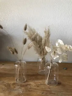 گلدان های جوانه مینیمالیستی - طرح گل بافته شده