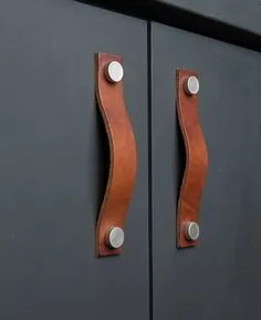 دستگیره های چرمی آشپزخانه Thor - دستگیره های درب در سه رنگ