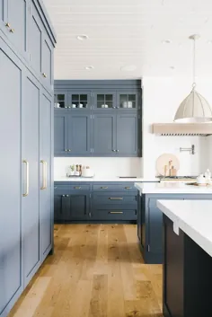 رنگهای رنگ کابینت آبی: تغییر شکل دهنده آشپزخانه ما