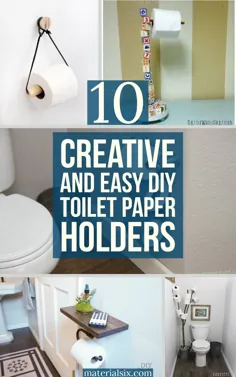 10 نگهدارنده کاغذ توالت خلاقانه و آسان DIY