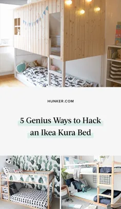 5 روش نابغه برای هک کردن تختخواب IKEA Kura |  Hunker
