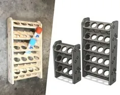 20 Can Spray Paint یا Lube Can Wall Mount Storage Holder Rack