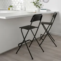 چهارپایه FRANKLIN نوار پشتی ، تاشو ، مشکی ، مشکی ، عرض: 19/5/8 ". آن را در اینجا پیدا کنید! - IKEA