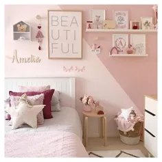 طرح های اتاق خواب دخترانه ساده برای بچه ها