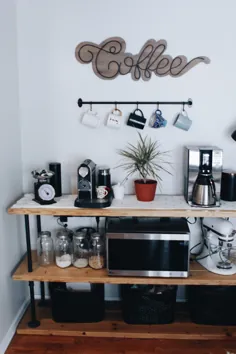 قهوه خانه آشپزخانه مدرن |  DIY