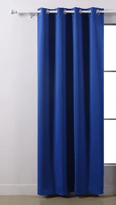 پرده پرده خاموشی عایق حرارتی جامد عایق حرارتی پنجره Deconovo برای اتاق نشیمن ، 52x84 اینچ ، رویال آبی