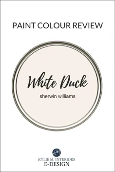 نقاشی نقد و بررسی رنگ: Sherwin Williams White Duck SW 7010 - Kylie M Interiors