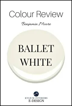 نقاشی رنگ نقد و بررسی: Benjamin Moore Ballet White OC-9 - Kylie M Interiors