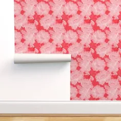 کاغذ دیواری گلدار گل سرخ از Vo Aka Virginiao |  اتسی