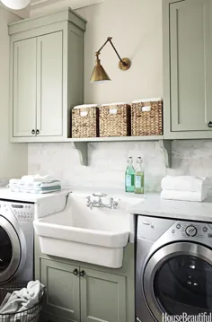 30 اتاق لباسشویی الهام بخش که در واقع کارهای خانه را سرگرم می کنند