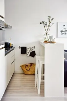 7 روش برای اینکه آشپزخانه کوچک آپارتمان خود را کمی بزرگتر کنید
