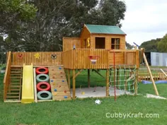 تجهیزات زمین بازی کودکان و نوجوانان Timberwolf Cubby House
