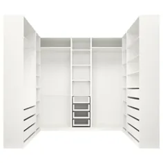 کمد لباس PAX ، سفید ، 68 7 / 8x22 7 / 8x79 1/4 "- IKEA