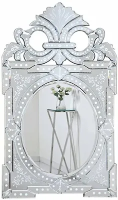 آینه دیواری ونیزی با ظرافت تمام شده