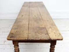 میز بزرگ گردوی آنتیک فرانسوی