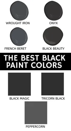 بهترین رنگ های سیاه رنگ برای دکوراسیون منزل شما