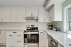 آشپزخانه کوچک مدرن و سفید - نوسازی منزل