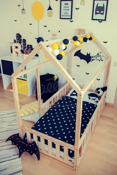طرح اسکاندیناوی داخلی اتاق کودک تخت نوزاد یا تخت کودک