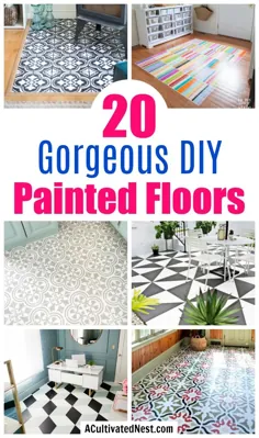 ایده های زیبا برای رنگ آمیزی کف اتاق - یک لانه پرورش یافته