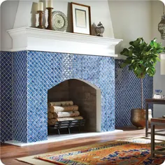 کاشی Merola Hudson Tangier Cashmere Blue 12 in x 12 in. Porcelain Mosaic Tile (10.96 فوت مربع. در مورد) -FKOLTR36 - انبار خانه