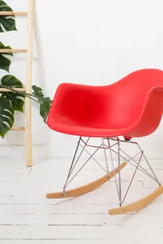 اکنون پرطرفدار |  صندلی گهواره ای Eames RAR به رنگ قرمز