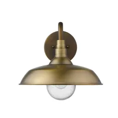Acclaim Lighting Burry 1-Light Antique Brass Outdoor Wall Sconce-1742ATB - انبار خانه