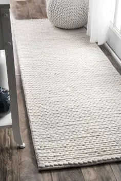 فرش بافته شده سفید