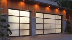 پنل های شیشه ای مات |  Northgate Garage Doors، Inc.