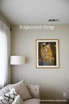 Three Shades Of Grey: Revere Pewter & Edgecomb Grey |  خاطرات مامان my