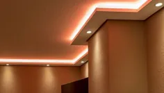 Stuckleisten für indirekte und direkte Beleuchtung von Decke und Wand
