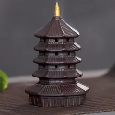 دستگاه بخور آبشار معطر درمانی Pagoda Tower برای هدیه ، خانه و دفتر