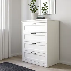 SONGESAND صندوقچه 4 کشو ، سفید ، 32 1 / 4x41 "- IKEA